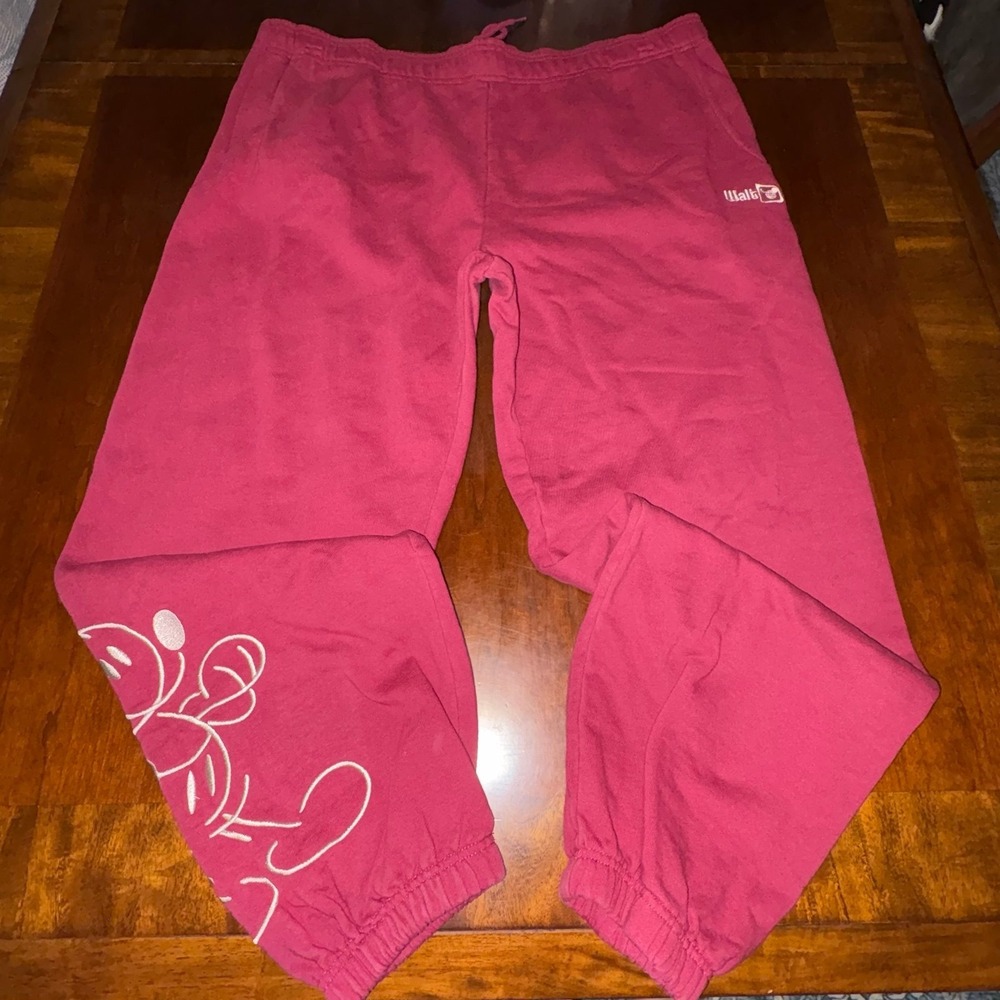 Disney Mickey Mouse Pink Jogger Sweatpants Men's XL/XXL